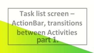 006 Task list screen   ListActivity