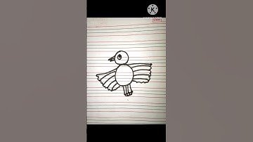 😜🤣How to Draw a Bird (EASY STEP BY STEP TUTORIAL)#shorts#viral#reels#ytshorts#trending#trend#short