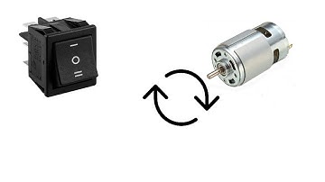 Dc Motor Yön Değiştirme - 6 Pin Switch
