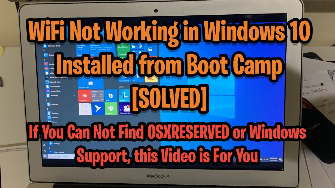 problems with boot camp for mac