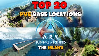 ARK Survival Ascended: TOP 20 PVE Base Locations | The Island