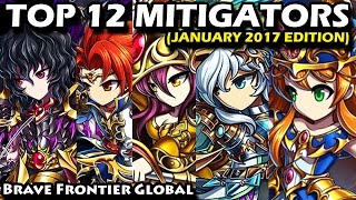 Top 12 Mitigators  January 2017 Edition (Brave Frontier Global)