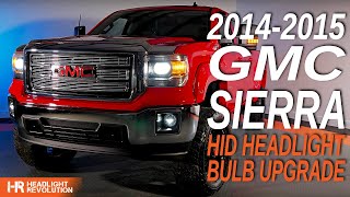 HR Tested: 425% Brighter lights For The 1415 GMC Sierra GTR lighting HID kit | Headlight Revolution