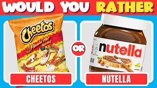 Would You Rather - Savory vs. Sweet Edition 🍕🍫