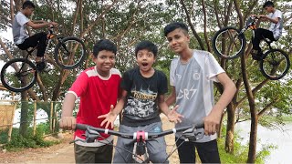 আমি কি ভাবে সাইকেল স্ট্যান্ড করি | Stunt Tutorial | Cycle Stunt | Sd Family World | Shahil