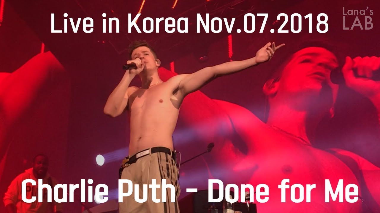 charlie puth tour south korea