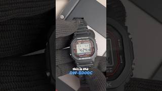 Throwback! Very first G-Shock watch ever made, DW-5000C from 1983