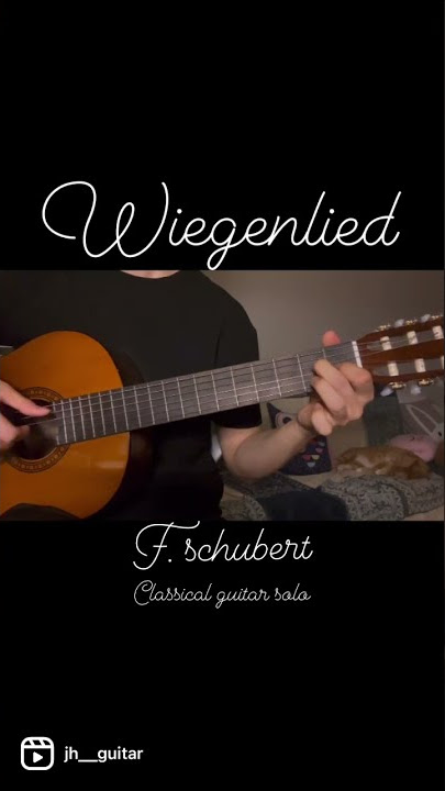 Wiegenlied - F. Schubert  [classical guitar solo] (Shorts)