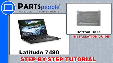 Dell Latitude 7490 (P73G002) Bottom Base How-To Video Tutorial