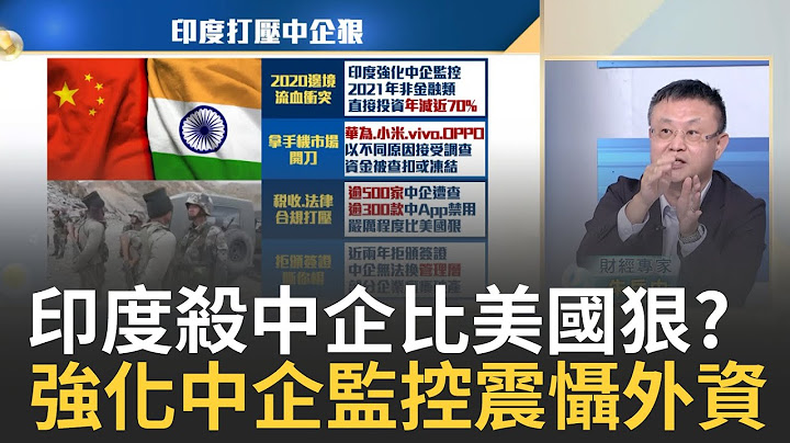 印殺中企比美國狠? 控小米涉非法轉移資金"踩雷"? 2020邊境流血衝突後!印度強化"中企監控" 殺雞儆猴震懾外資?｜王志郁 主持｜20230612| Catch大錢潮 feat.朱岳中 - 天天要聞