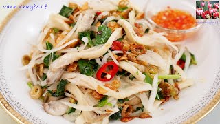 Cách làm GỎI NẤM CHAY giống như GỎI GÀ Xé Phay, Ăn no KHÔNG LO tăng ký, Món Chay ngon by Vanh Khuyen