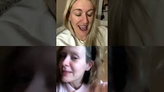 Sarah Paulson with Rachel Paulson _ live instagram