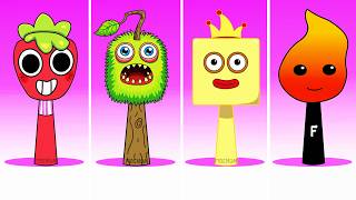 Sprunki OC ALL Phases | Incredibox Compilation COMPLETE #sprunki #alphabetlore #numberblocks