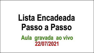 Lista Encadeada Passo a Passo