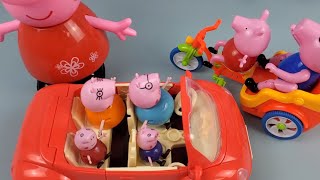 11 Minutes Of Satisfaction Unboxing Peppa Pig Sports Car Camping Set Review Compilation Asmr