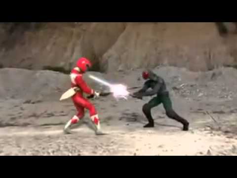 Vidio Lucu Red Ranger Vs Satria Baja Hitam Youtube