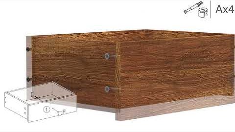 VECELO Nightstand Set of 2 Easy Assembly, 2-Tier Modern Night Stand/Side Table