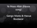 Ya Mazo Allah Hausa - Waazi - zikr Mp3 Song