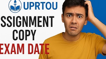 📚 UPRTOU Assignment Copy & Exam Date Confusion | UPRTOU Latest Update 2025 #UPRTOU #UPRTOUAssignment