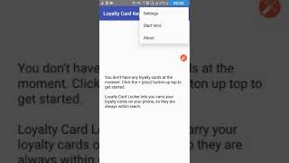 Loyalty Card Keychain Bug screenshot 1