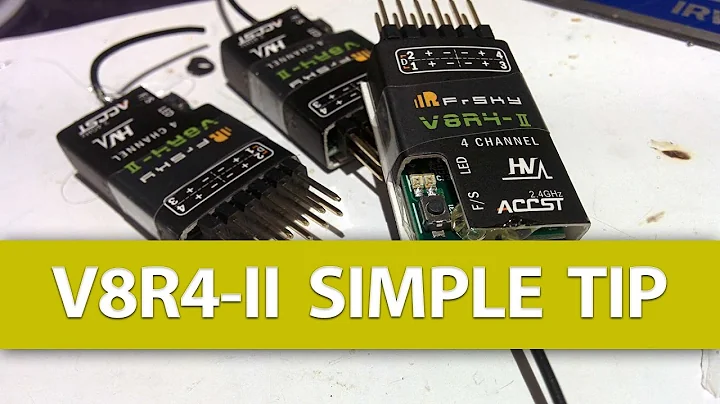 Simple TIP: Making the V8R4-II FrSky Receiver Antenna Last Longer!