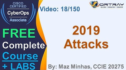 Free CCNA Cyber OPS | 18- 2019 Attacks | Day 1 | CCNA Cyber OPS 200-201 Complete Course