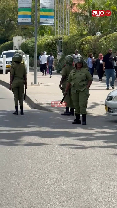 ULINZI MKALI NJE YA MAHAKAMA KESI YA TUNDU LISSU.