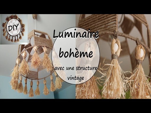 ✨ DIY ✨ Suspension lumineuse Nouveau tuto déco pour créer une lampe l