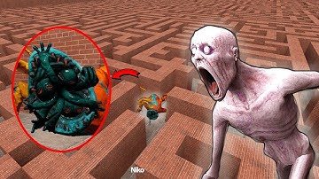 Can DOEY THE DOUGHMAN find SCP-096 in a MAZE?! In Garry