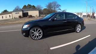 Lexus LS 460 on 22” Azad Concave wheels/Rims