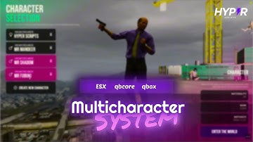Advanced Multi-Character + Spawn Selector | QBCore & ESX & QBOX | HyperScripts