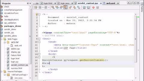 JAVA Programming -Jsp Tutorial servlet_context.avi