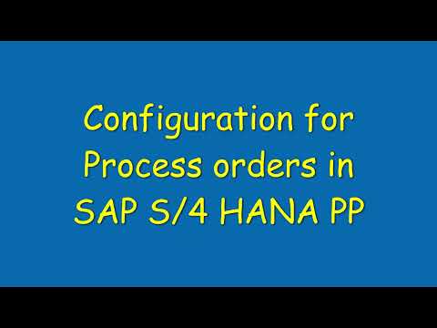 Configuration of Process
