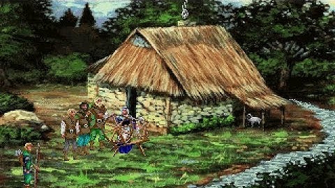 Conquests of the Longbow (VGA) (3/36): Day 1 (2/2): The peasant woman, the widow and Robin