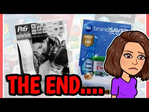 😒NO MORE P&G INSERTS! THE END OF A COUPONING ERA🛍COUPONS IN THE NEWS📰EXTREME COUPONING✂️