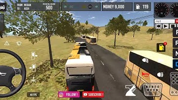 IBDB Bus simulator | IBDB Bus lintas Sumatera Gameplay walkthrough Android, iOS #bussimulator3d