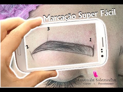 Marcação de Sobrancelhas - Super Fácil
