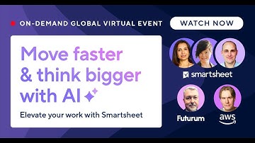 Move faster & think bigger with AI: Elevate your work with Smartsheet