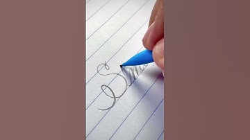 Smile #calligraphy #cursive #cursivewriting #penmanship