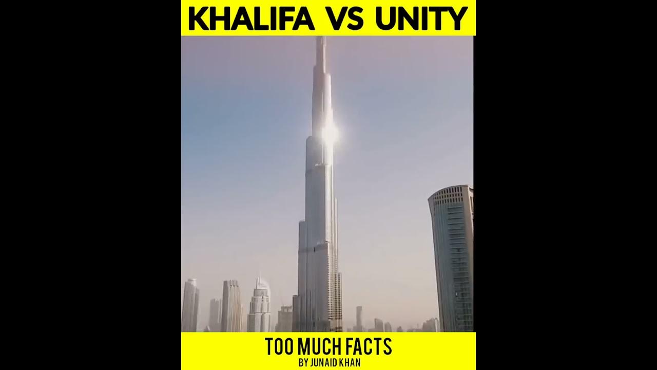 Statue of unity vs burj khalifa toomuchfacts youtube