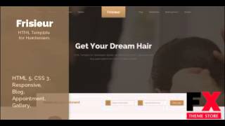 Preview Frisieur - HTML5 Template for Hairdressers TForest