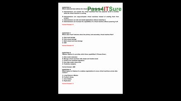 [2017 VMware] 1V0-601 Dumps VMware Certified Associate 6 Data Center Virtualization Fundamentals