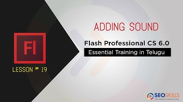 Adding Sound to Animations. Adobe Flash CS6 Tutorial