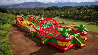 Juicy Fun Inside! Fruit-Themed Indoor Inflatable Playground for Toddlers & Kids screenshot 5