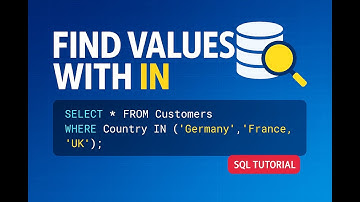 Find Values in SQL Using the IN Operator | SQL Server Queries & Syntax Tutorial