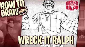 How to Draw WRECK-IT RALPH (Wreck-It Ralph) | Narrated Easy Step-by-Step Tutorial