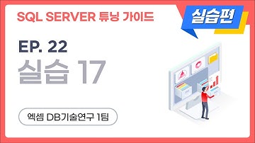 SQL SERVER 튜닝 가이드 실습편 | ep.22, 실습 17