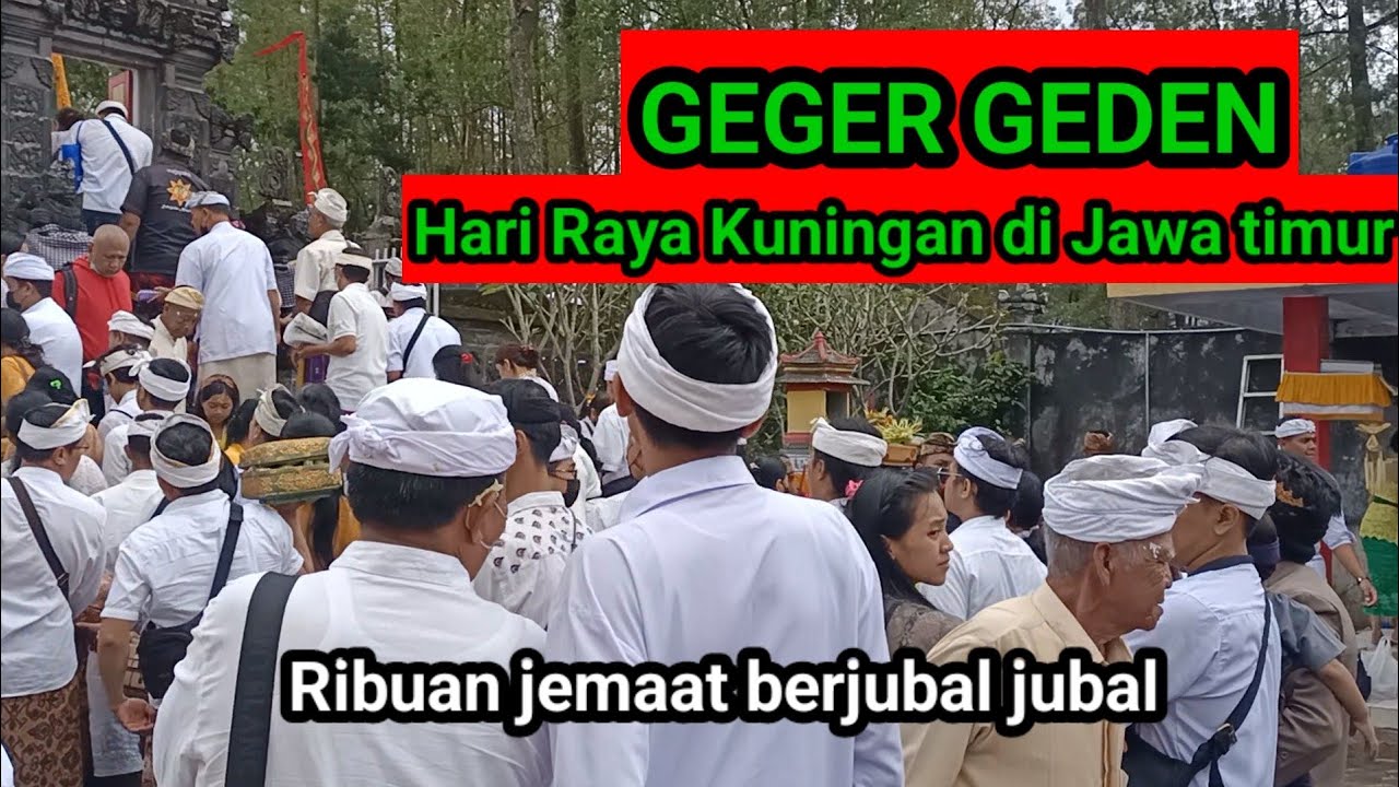 Membludhak‼️Upacara Hari raya kuningan dan piodalan pura Dhali Agrahita Pujon Malang Jawa timur‼️