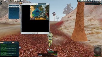 Mining run on Planet Tolan, Entropia Universe.