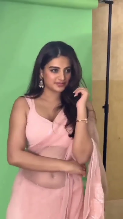 Nidhi Agarwal Hot Photo Shoot Latest saree navel photoshoot